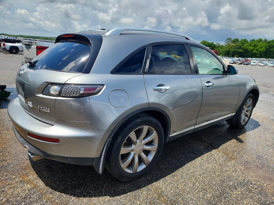 2008 Infiniti Fx35 VIN JNRAS08U68X101732 COPART salvage auction — MINOR DENT/SCRATCHES, AL - CERT OF TITLE-REBUILT, sold $250 on 2026-07-27 (photo 3)