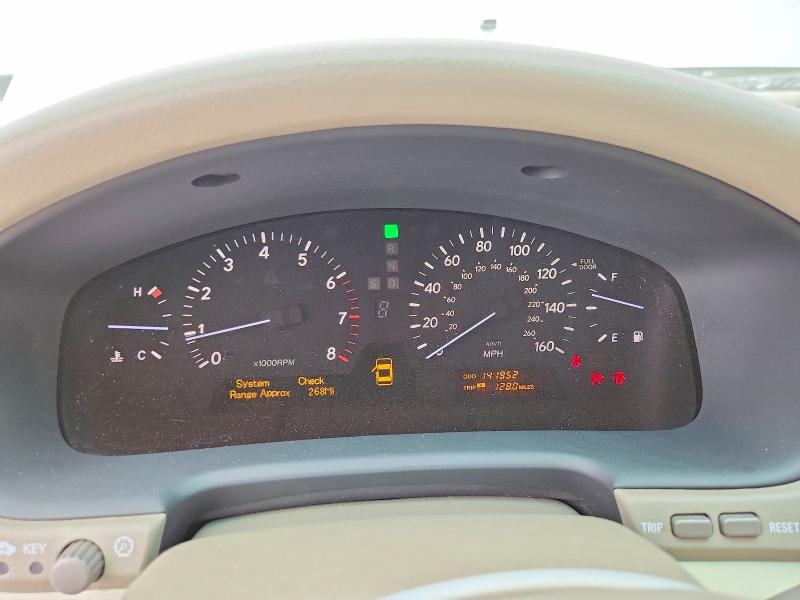2004 Lexus Ls VIN JTHBN36FX40169759 COPART salvage auction — FRONT END, Il - Salvage Certificate, sold $1,550 on 2026-07-06 (photo 9)