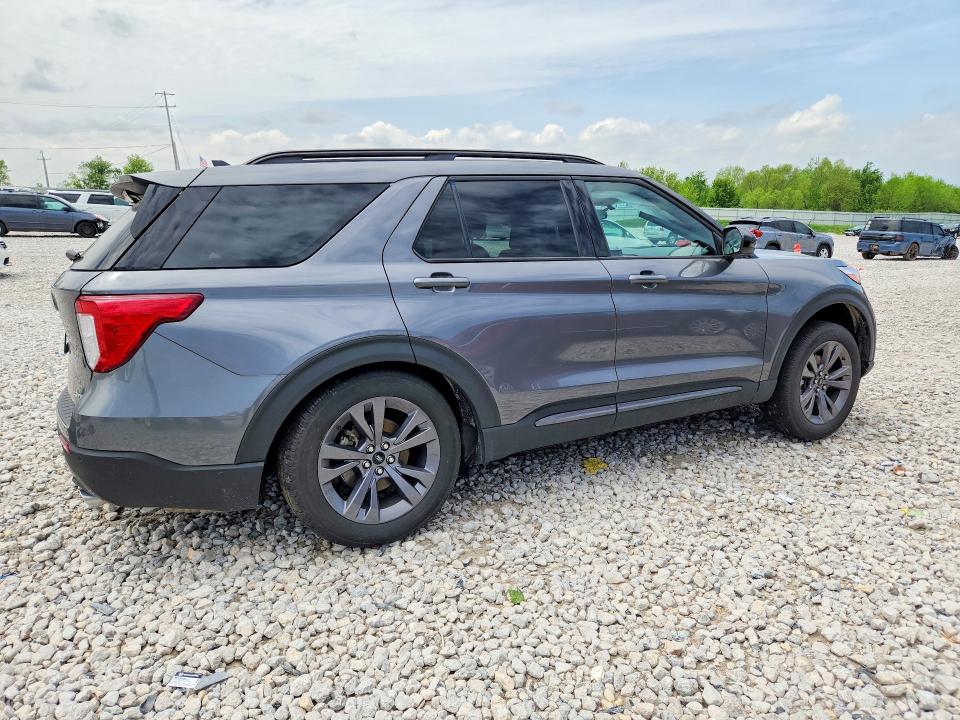 2023 Ford Explorer VIN 1FMSK8DH7PGC33050 COPART salvage auction — SIDE, Mi - Cert Of Title-Salvage Vehicle, sold $8,000 on 2026-07-30 (photo 3)