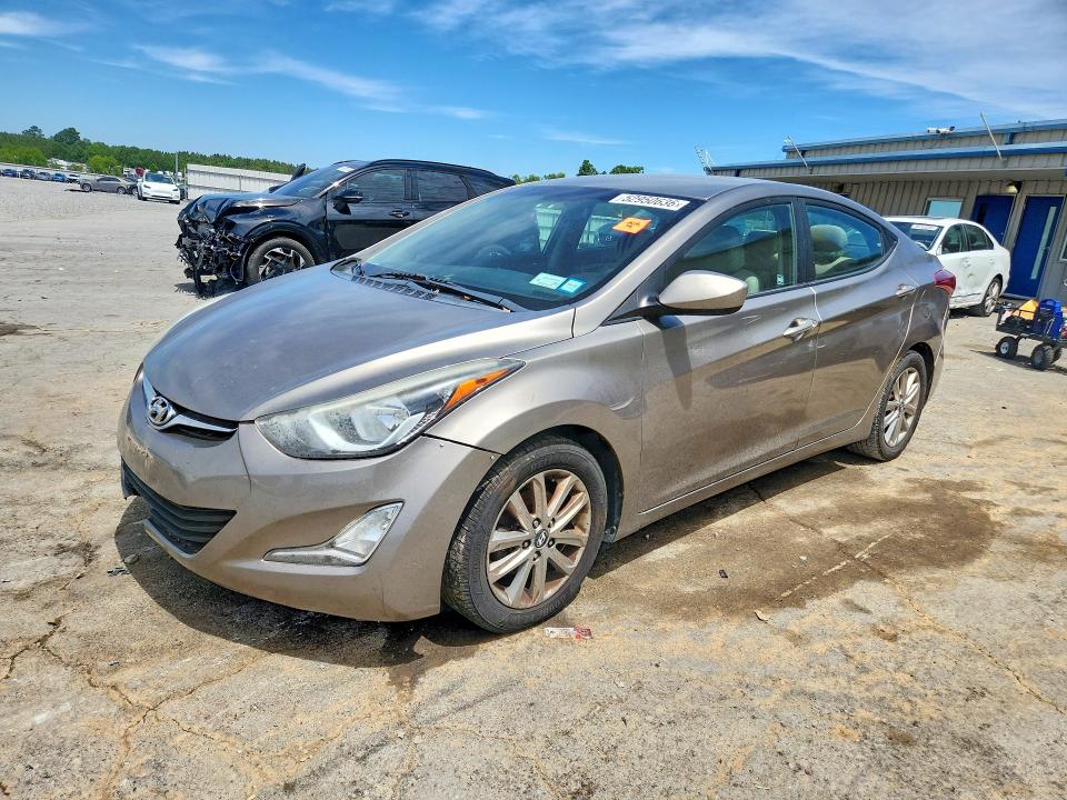 2014 Hyundai VIN 5NPDH4AE9EH530344 COPART salvage auction — NORMAL WEAR, Ny - Certificate Of Title, sold $1,275 on 2026-07-09 (photo 1)