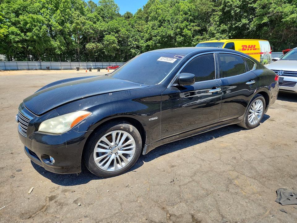 2012 Infiniti M35h VIN JN1EY1AP7CM910275 COPART salvage auction — NORMAL WEAR, Fl - Certificate Of Title, sold $300 on 2026-07-24 (photo 1)