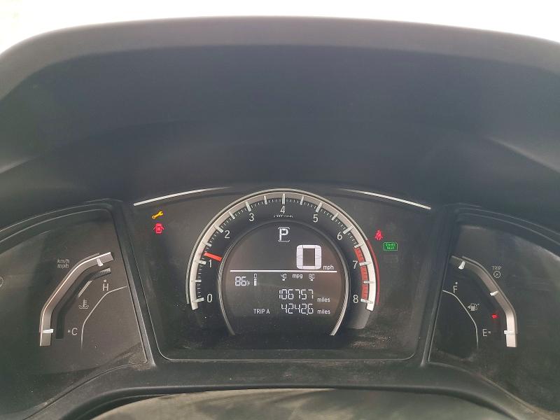 2018 Honda Civic VIN SHHFK7H48JU208746 COPART salvage auction — FRONT END, Mo - Salvage Certificate Of Title, sold $4,100 on 2026-07-06 (photo 9)