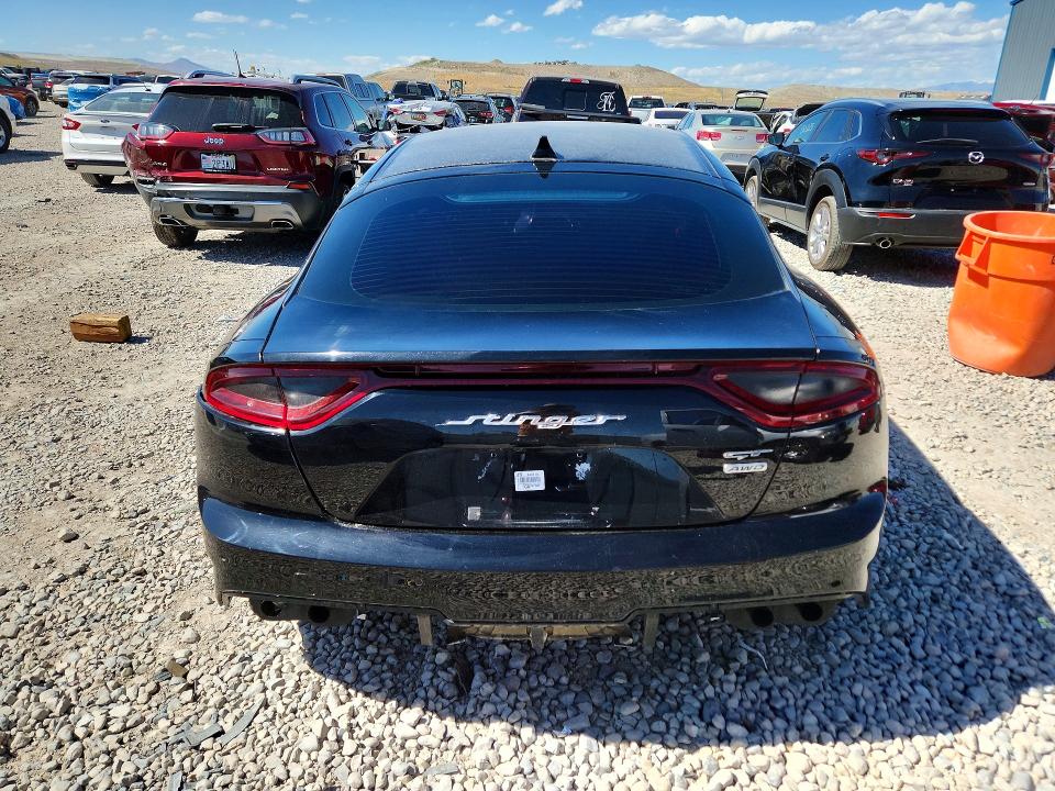 2020 Kia Stinger VIN KNAE35LC6L6074876 COPART salvage auction — VANDALISM, Ut - Salvage Certificate, sold $7,000 on 2026-07-10 (photo 6)