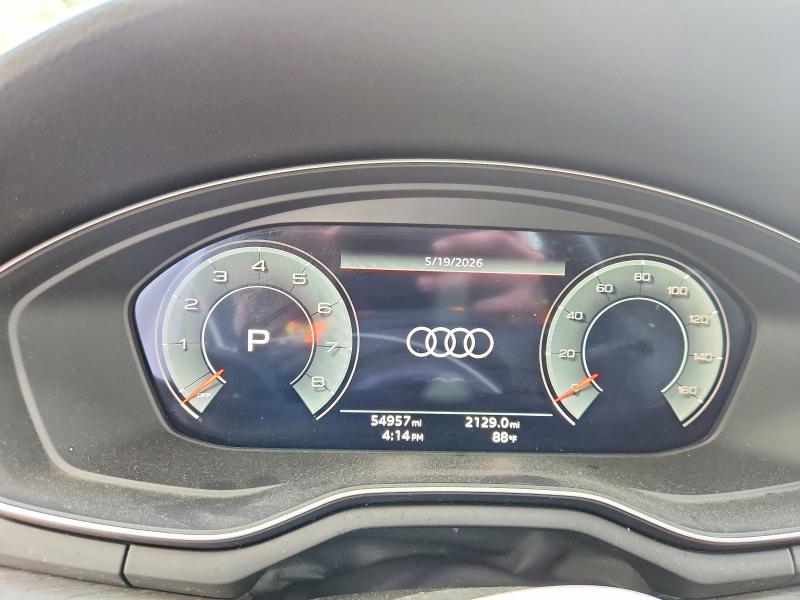 2023 Audi A4 VIN WAUEAAF47PN015222 COPART salvage auction — FRONT END, Vt - Cert Of Title-Salvage Vehicle, sold $7,400 on 2026-07-20 (photo 9)