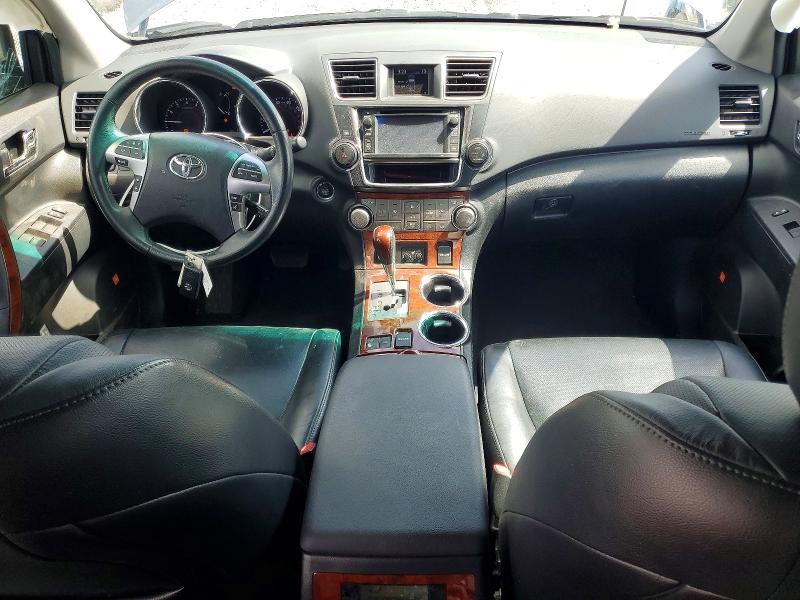 2013 Toyota Highlander VIN 5TDYK3EH7DS140904 COPART salvage auction — FRONT END, Ca - Salvage Certificate, sold $3,350 on 2026-07-09 (photo 8)