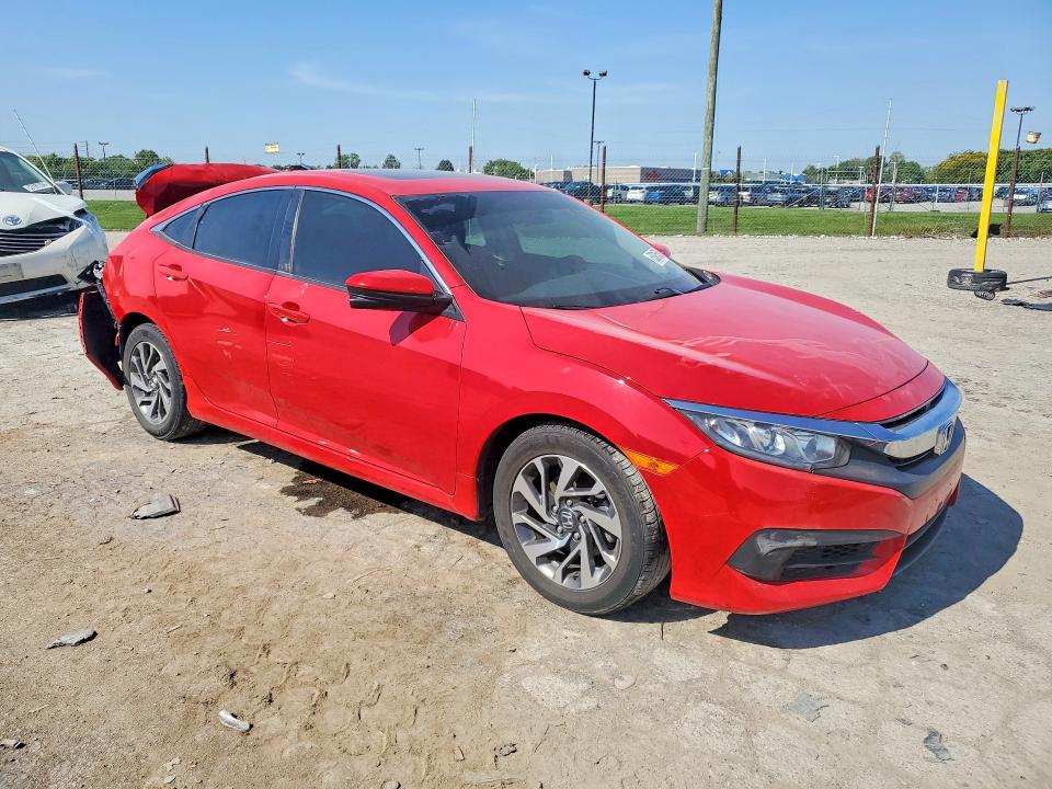 2018 Honda Civic VIN 2HGFC2F76JH538556 COPART salvage auction — REAR END, In - Certificate Of Title, sold $6,800 on 2026-07-02 (photo 4)