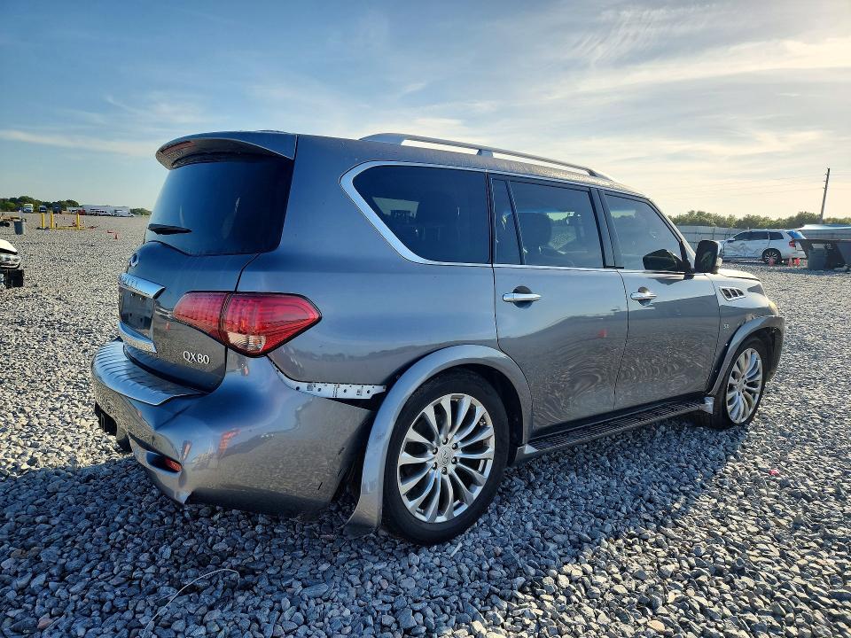 2016 Infiniti Qx80 VIN JN8AZ2NF1G9613113 COPART salvage auction — FRONT END, Fl - Cert Of Title Slvg Rebuildable, sold $2,600 on 2026-07-17 (photo 3)