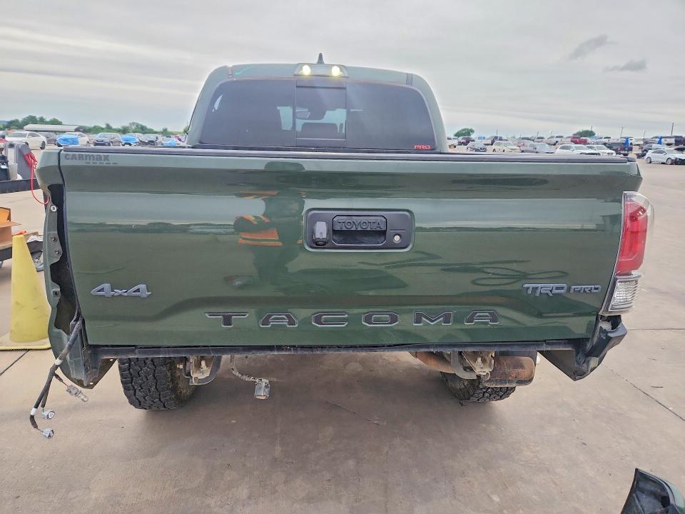 2020 Toyota Tacoma VIN 5TFCZ5ANXLX224558 COPART salvage auction — REAR END, Tx - Salvage Vehicle Title, sold $19,600 on 2026-07-20 (photo 6)