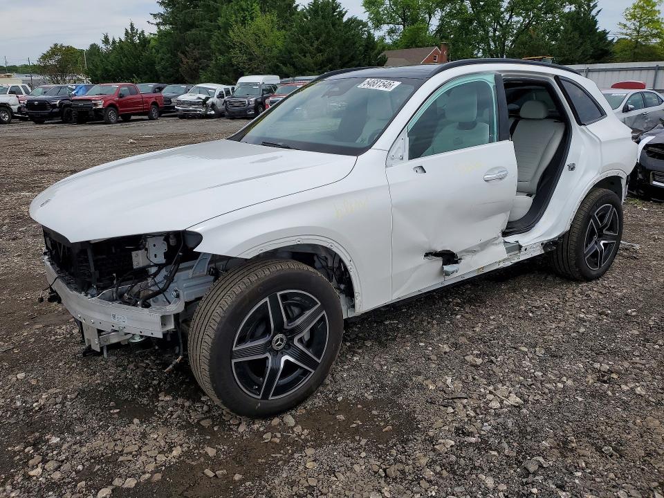 2025 Mercedes-benz Glc VIN W1NKM4HBXSF265964 COPART salvage auction — SIDE, Md - Cert Of Salvage > 75% Damage, sold $17,900 on 2026-07-27 (photo 1)