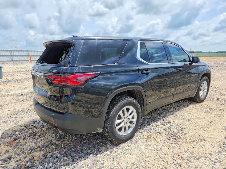 2022 Chevrolet Traverse VIN 1GNEVFKWXNJ118156 COPART salvage auction — HAIL, Mo - Salvage Certificate Of Title, sold $8,400 on 2026-07-27 (photo 3)