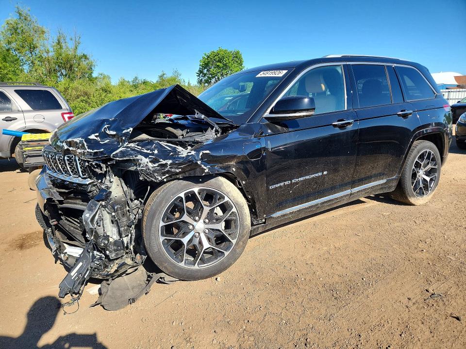 2023 Jeep Cherokee VIN 1C4RJYE62P8792020 COPART salvage auction — FRONT END, Oh - Cert Of Title-Salvage, sold $1,600 on 2026-07-23 (photo 1)