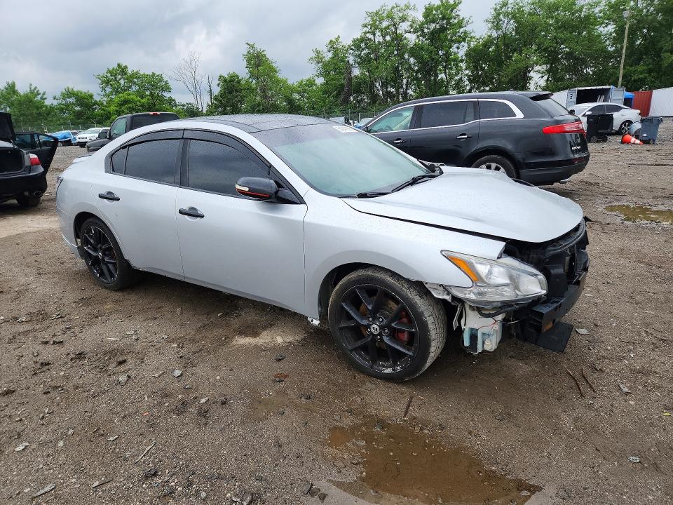 2009 Nissan Maxima VIN 1N4AA51E49C860414 COPART salvage auction — FRONT END, Md - Cert Of Salvage > 75% Damage, sold $500 on 2026-07-02 (photo 4)