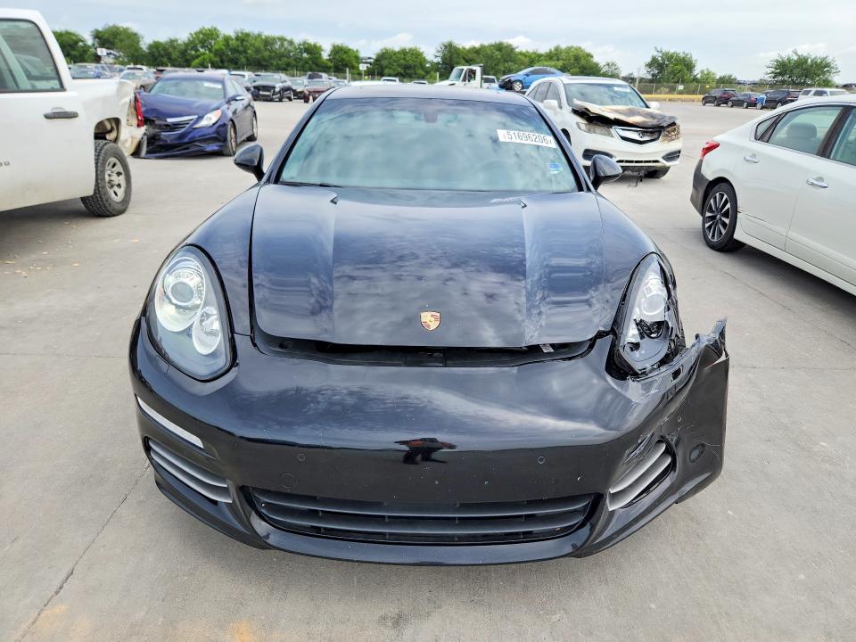 2014 Porsche Panamera VIN WP0AB2A70EL056354 COPART salvage auction — FRONT END, TX - SALVAGE VEHICLE TITLE, sold $6,300 on 2026-07-09 (photo 5)