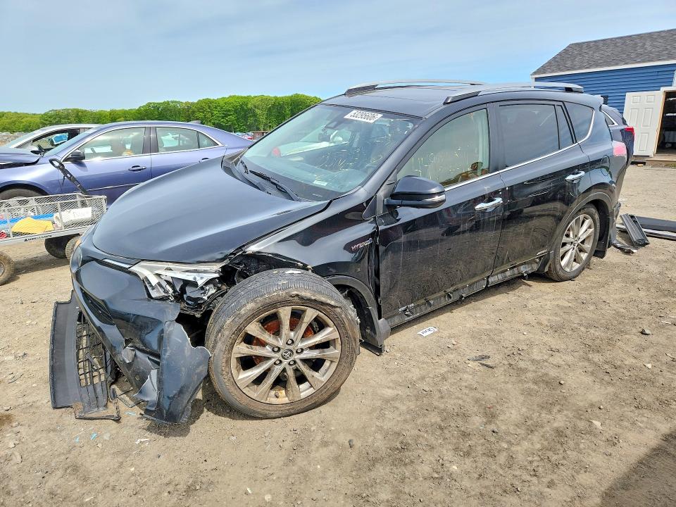 2018 Toyota Rav4 VIN JTMDJREV6JD211110 COPART salvage auction — FRONT END, MA - CERT OF TITLE-SALVAGE, sold $125 on 2026-07-29 (photo 1)
