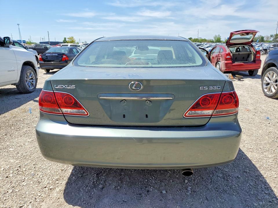 2006 Lexus ES VIN JTHBA30G765175912 COPART salvage auction — HAIL, Ia - Cert Of Title-Salvage Title, sold $175 on 2026-07-08 (photo 6)