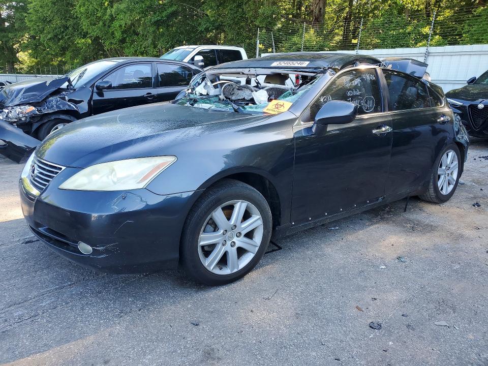 2007 Lexus ES VIN JTHBJ46G472126411 COPART salvage auction — ALL OVER, Ga - Cert Of Title-Salvage, sold $850 on 2026-07-10 (photo 1)