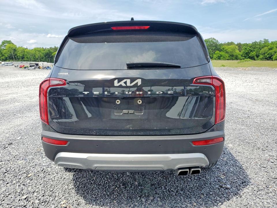 2022 Kia Telluride VIN 5XYP64HC1NG239481 COPART salvage auction — FRONT END, Ga - Cert Of Title-Salvage, sold $7,700 on 2026-07-09 (photo 6)