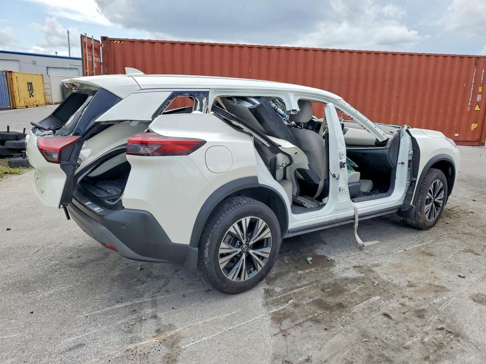 2021 Nissan Rogue VIN JN8AT3BA5MW011389 COPART salvage auction — ALL OVER, Fl - Certificate Of Destruction, sold $2,750 on 2026-07-02 (photo 3)