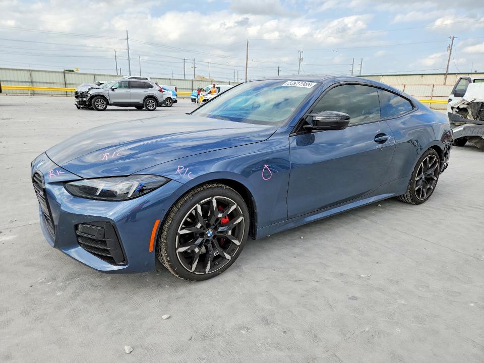 2025 BMW M4 VIN WBA83DA07SCU13693 COPART salvage auction — REAR END, Tx - Salvage Vehicle Title, sold $26,000 on 2026-07-10 (photo 1)