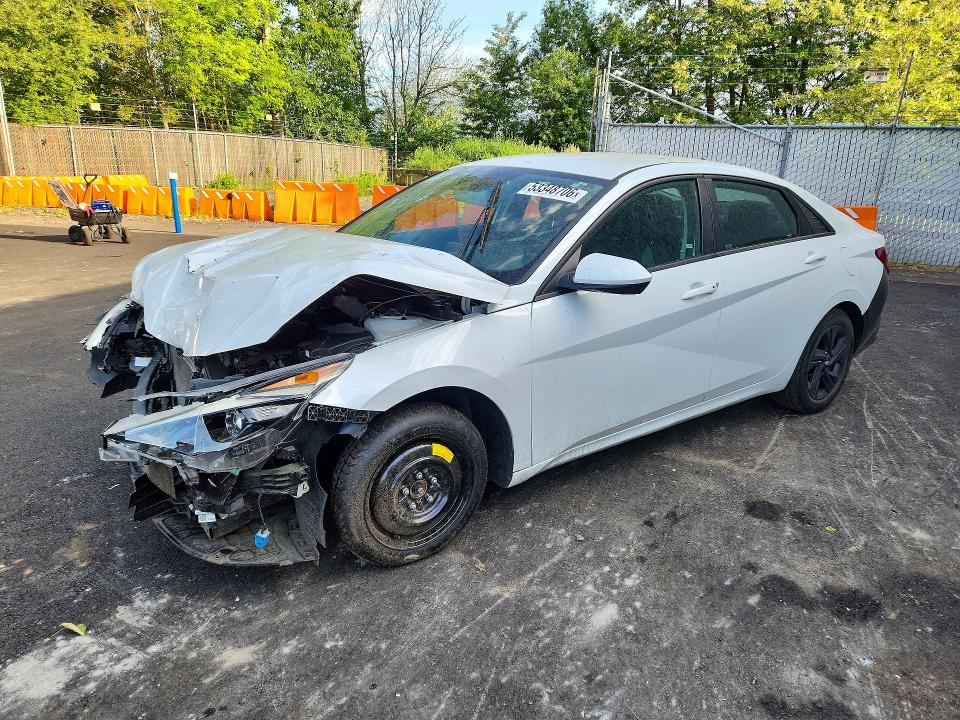 2022 Hyundai Elantra VIN 5NPLS4AGXNH082453 COPART salvage auction — FRONT END, OR - SALVAGE TITLE CERTIFICATE, sold $2,250 on 2026-07-06 (photo 1)
