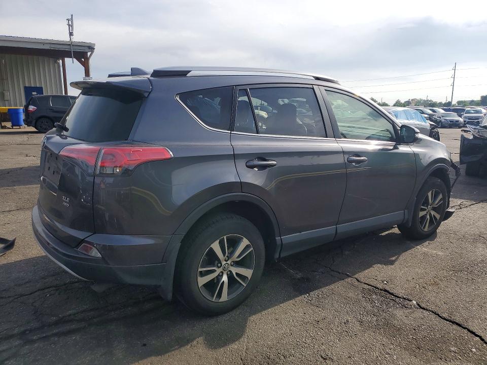 2018 Toyota Rav 4 VIN JTMRFREV6JJ197024 COPART salvage auction — FRONT END, Co - Public - Salvage Title, sold $4,550 on 2026-07-07 (photo 3)