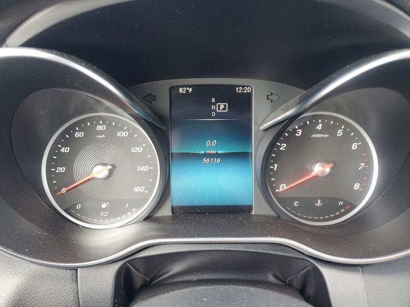 2020 Mercedes-benz C-klasse VIN WDDWF8DB8LR564391 COPART salvage auction — FRONT END, CA - SALVAGE CERTIFICATE, sold $2,050 on 2026-07-02 (photo 9)