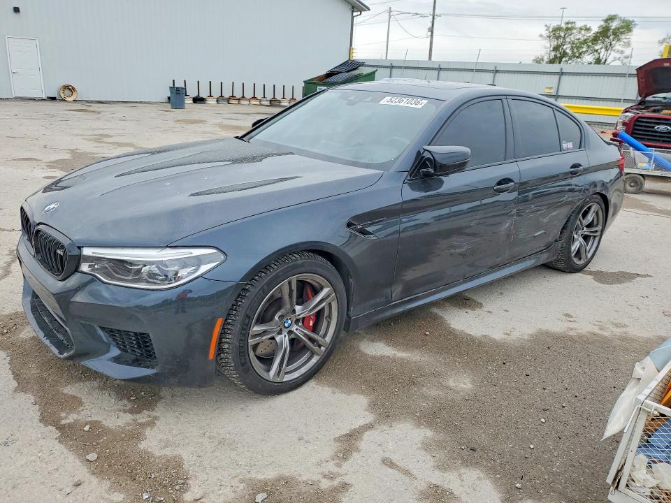 2019 BMW M5 VIN WBSJF0C55KB448566 COPART salvage auction — SIDE, Ia - Cert Of Title-Salvage Title, sold $14,900 on 2026-07-24 (photo 1)