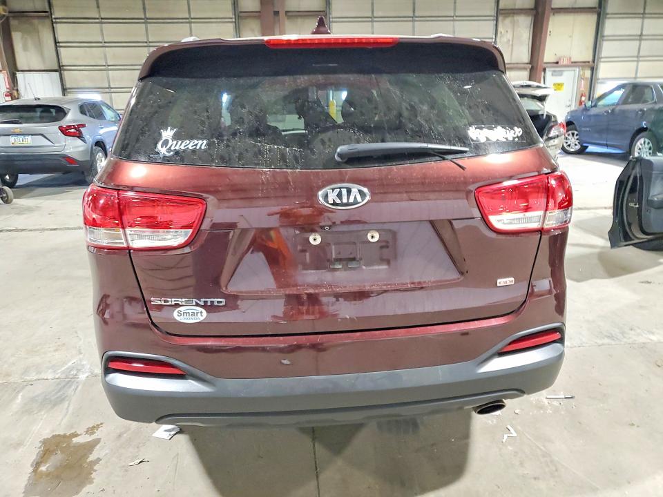 2018 Kia Sorento VIN 5XYPGDA39JG396256 COPART salvage auction — FRONT END, Il - Salvage Certificate, sold $3,650 on 2026-07-08 (photo 6)
