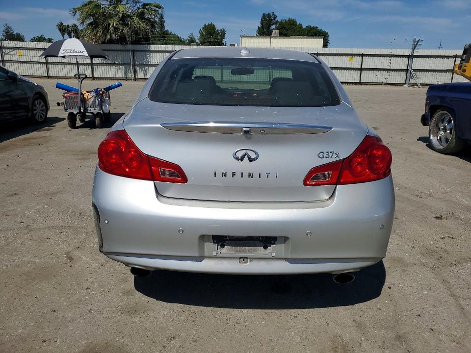 2012 Infiniti G VIN JN1CV6AR9CM676137 COPART salvage auction — SIDE, Ca - Salvage Certificate, sold $1,200 on 2026-07-06 (photo 6)