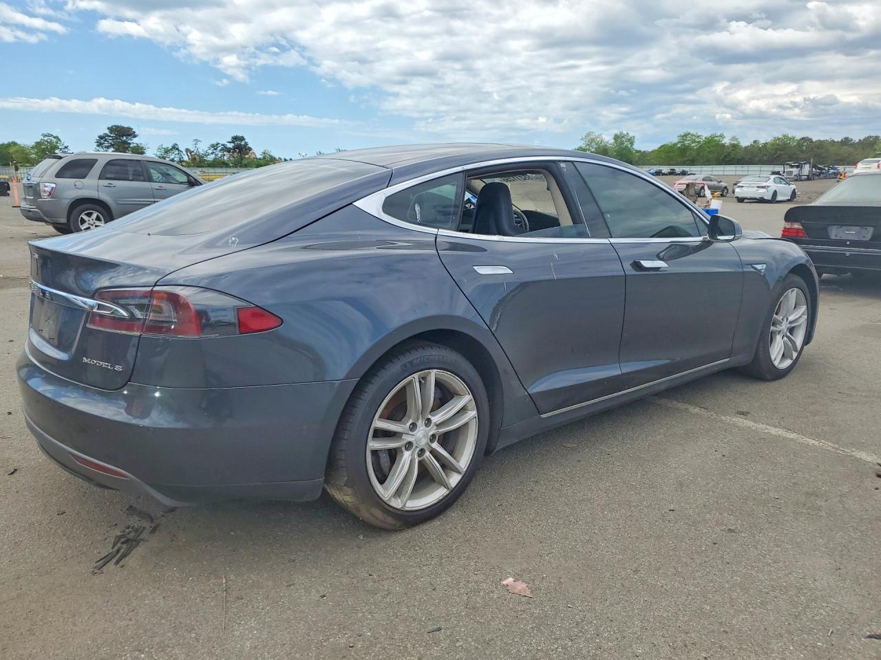 2015 Tesla Model S VIN 5YJSA1E11FF116590 COPART salvage auction — Water/Flood, NY - CERTIFICATE OF TITLE, sold $575 on 2026-07-01 (photo 3)