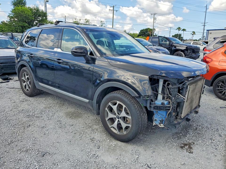 2020 Kia Telluride VIN 5XYP3DHC0LG022560 COPART salvage auction — FRONT END, Fl - Cert Of Title Slvg Rebuildable, sold $4,250 on 2026-07-10 (photo 4)