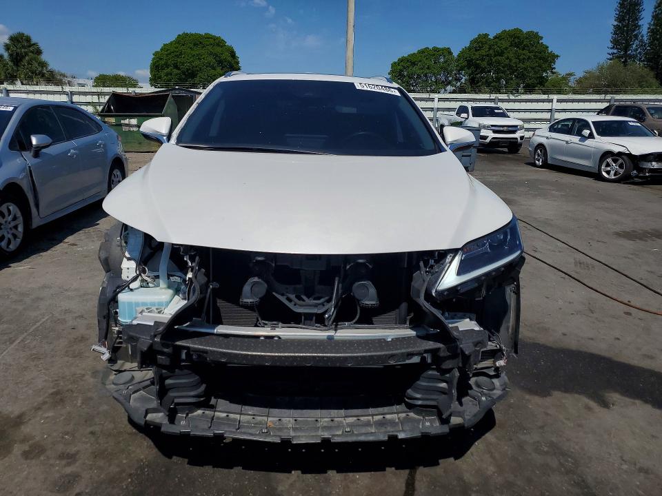 2022 Lexus Rx VIN JTJHZKEA4N2028544 COPART salvage auction — FRONT END, Fl - Cert Of Title Slvg Rebuildable, sold $21,000 on 2026-07-08 (photo 5)