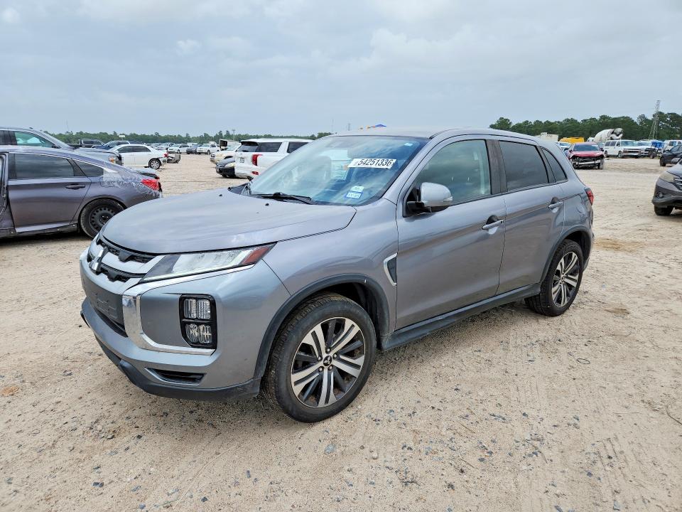 2020 Mitsubishi Outlander VIN JA4AR3AU7LU019360 COPART salvage auction — REAR END, Tx - Salvage Vehicle Title, sold $1,950 on 2026-07-10 (photo 1)