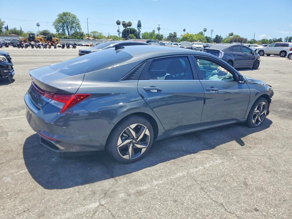 2023 Hyundai Elantra VIN KMHLN4AJ5PU091844 COPART salvage auction — FRONT END, Ca - Salvage Certificate, sold $2,950 on 2026-07-14 (photo 3)
