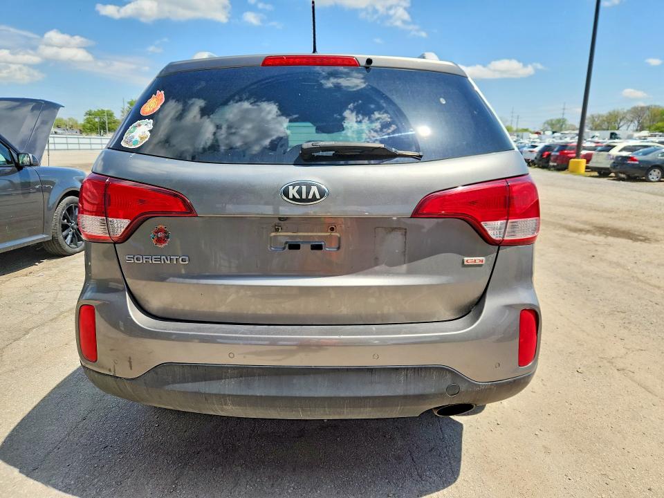 2015 Kia Sorento VIN 5XYKTDA65FG617214 COPART salvage auction — FRONT END, In - Certificate Of Title, sold $1,000 on 2026-07-13 (photo 6)