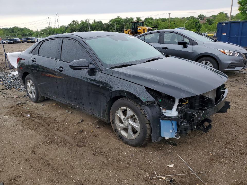 2022 Hyundai Elantra VIN KMHLL4AG8NU244420 COPART salvage auction — FRONT END, Md - Cert Of Salvage < 75% Damage, sold $3,700 on 2026-07-14 (photo 4)