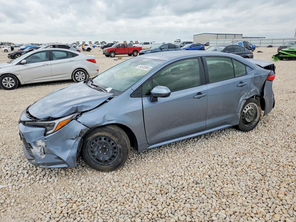 2025 Toyota VIN JTDBCMFE1SJ044726 COPART salvage auction — FRONT END, TX - SALVAGE VEHICLE TITLE (P), sold $3,750 on 2026-07-16 (photo 1)