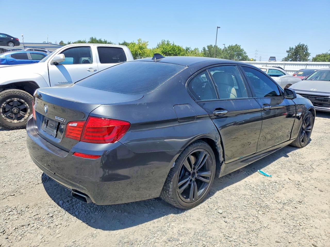 2012 BMW 5 Series VIN WBAFR9C51CDV59305 COPART salvage auction — Front End, FL - DIS/DLR/EXP ONLY CLEAN TITLE, sold $975 on 2026-06-30 (photo 3)
