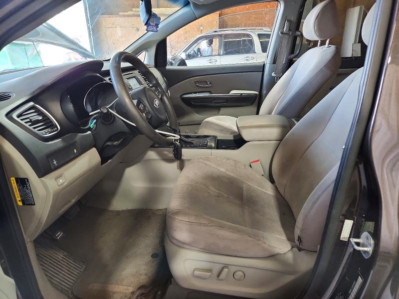 2016 Kia SEDONA VIN KNDMB5C13G6190865 COPART salvage auction — FRONT END, Salvage Title, sold $1,050 on 2026-07-16 (photo 7)
