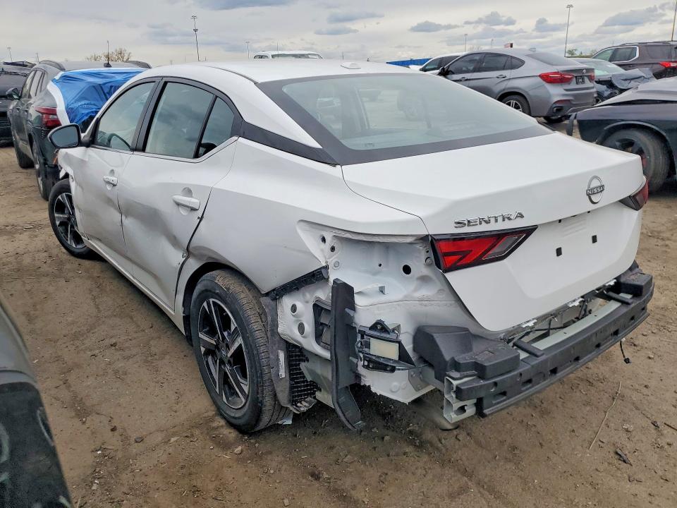 2025 Nissan Sentra VIN 3N1AB8CV3SY296745 COPART salvage auction — FRONT END, Az - Cert Of Title - Salvage, sold $3,200 on 2026-07-09 (photo 2)