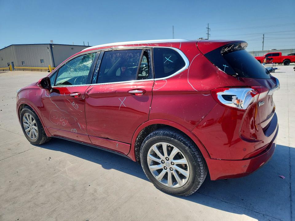 2019 Buick Envision VIN LRBFXCSAXKD000725 COPART salvage auction — FRONT END, Tx - Salvage Vehicle Title, sold $2,200 on 2026-07-10 (photo 2)