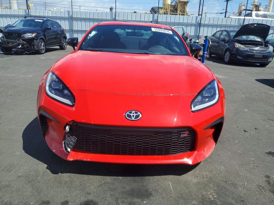 2025 Toyota Gr 86 VIN JF1ZNBB16S8758591 COPART salvage auction — FRONT END, Ca - Salvage Certificate, sold $9,700 on 2026-07-13 (photo 5)
