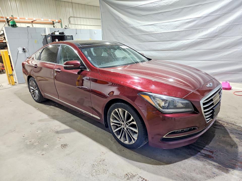 2015 Hyundai VIN KMHGN4JE8FU037876 COPART salvage auction — REAR END, Nh - Cert Of Title-Salvage, sold $500 on 2026-07-21 (photo 4)