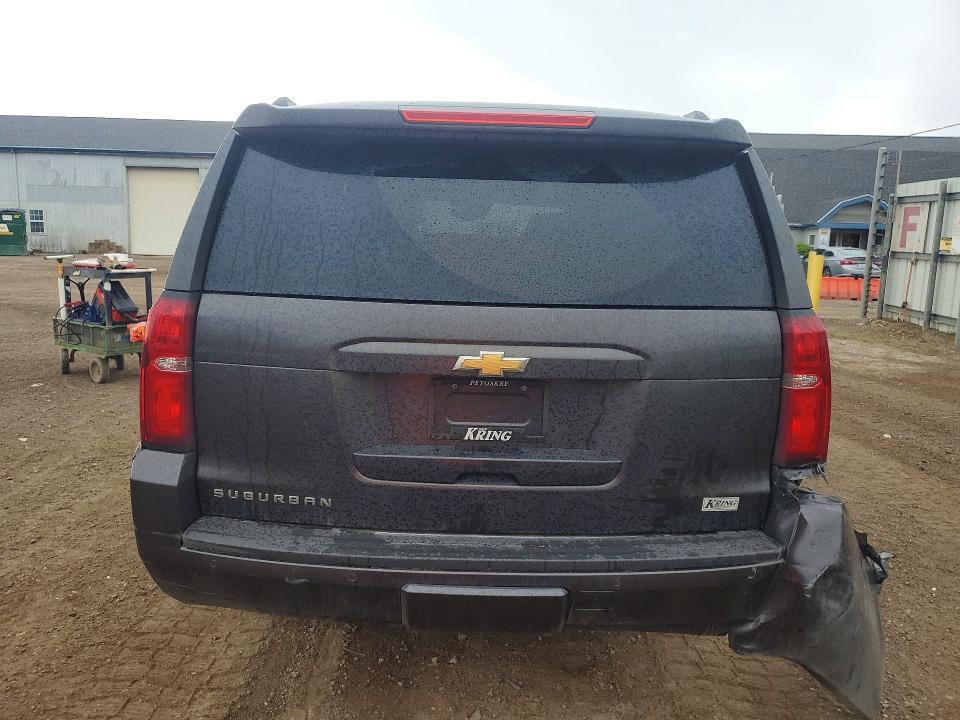 2018 Chevrolet Suburban 1500 VIN 1GNSKHKC7JR373761 COPART salvage auction — REAR END, Mi - Certificate Of Title, sold $6,200 on 2026-07-08 (photo 6)