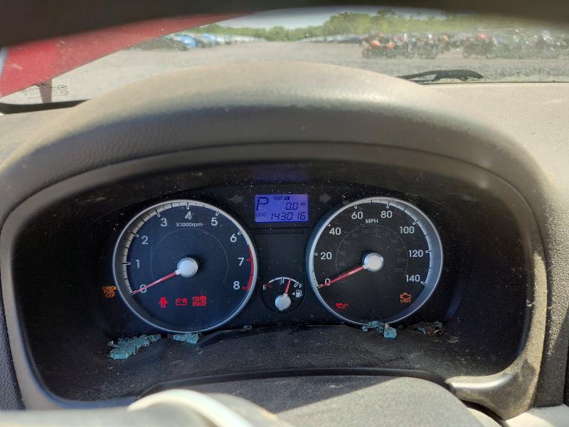 2011 Hyundai Accent VIN KMHCN4AC6BU615237 COPART salvage auction — VANDALISM, Il - Salvage Certificate, sold $225 on 2026-07-27 (photo 9)