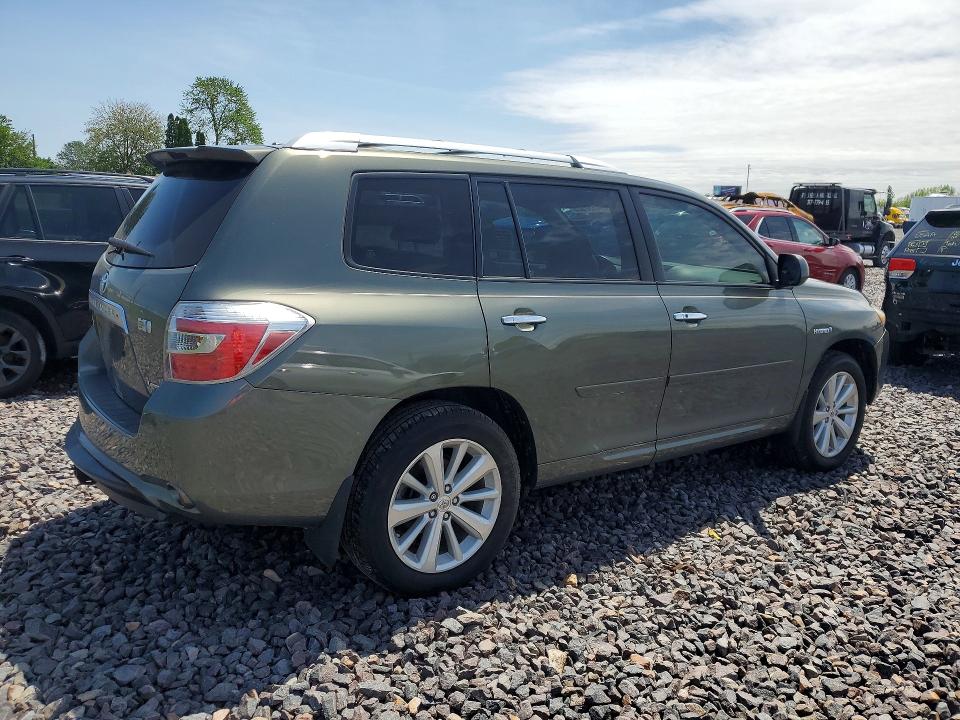 2009 Toyota Highlander VIN JTEEW44AX92030408 COPART salvage auction — FRONT END, In - Cert Of Title-Salvage Title, sold $325 on 2026-07-21 (photo 3)