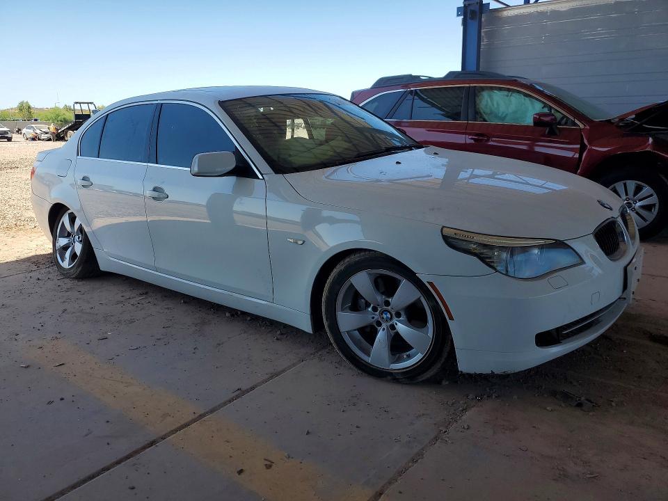 2008 BMW 5 series VIN WBANU53558CT19562 COPART salvage auction — SIDE, Az - Cert Of Title - Salvage, sold $300 on 2026-07-07 (photo 4)