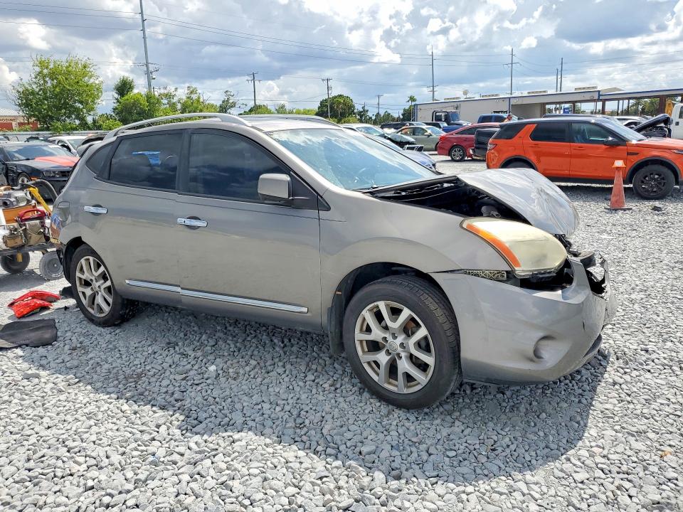 2012 Nissan Rogue VIN JN8AS5MT6CW262742 COPART salvage auction — REAR END, Fl - Certificate Of Destruction, sold $375 on 2026-07-07 (photo 4)