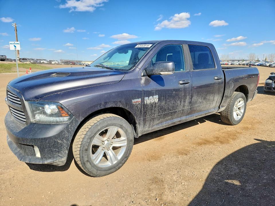 2016 Ram 1500 VIN 1C6RR7MT8GS190629 COPART salvage auction — FRONT END, Ab - Bos - Salvage, sold $1,200 on 2026-07-28 (photo 1)