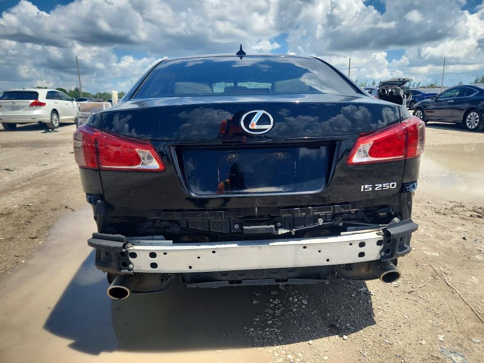 2012 Lexus Is VIN JTHBF5C27C5179029 COPART salvage auction — REAR END, Ga - Certificate Of Title, sold $575 on 2026-07-21 (photo 6)